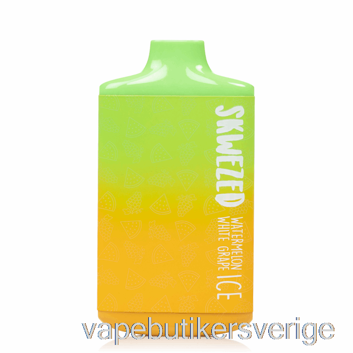 Vape Sverige Skwezed 5k Engångsvattenmelon Vit Druvglass
